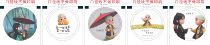 In the past if tea milk tea sealing film Cup disposable paper cup with lid injection molding Cup Zen little monk bag