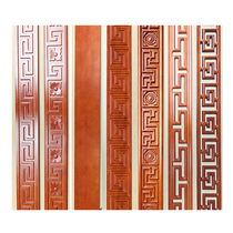 Decorative border line flat Chinese carved pubic horn strip top corner line wood line solid background wall TV ceiling waist line