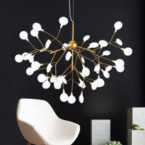 Emkettle Living Room Chandelier Restaurant Firefly Lamp Nordic Style Lamps Creativity Personality Bedroom Modern Minimalist Dining Room