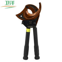 Weiyang J75 ratchet-type cable cut portable telescopic handle cable scissors communication wire breaking pliers