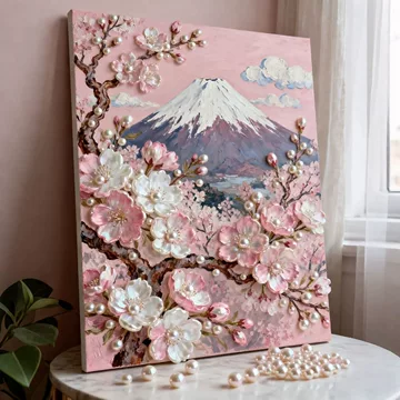 富士山油画-富士山油画促销价格、富士山油画品牌- 淘宝