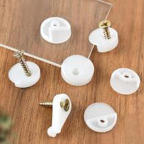 Mirror corner buckle plastic nail wardrobe glass buckle plastic corner button corner buckle fixed bracket lens installation accessories are stable