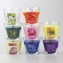 smokeless Scented candles glass cup candle Oblique cup candle