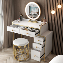 Light luxury dressing table minimalist bedroom modern simple small makeup table High sense wind storage cabinet one