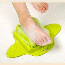 Floor paste type foot washing brush foot washing shoes wearing artifact foot washing brush foot washing artifact lazy slippers foot grinding board