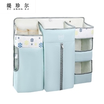 Dialysis storage bag crib hanging bag diaper diaper diaper bedside storage bag treasure bed rack storage bag