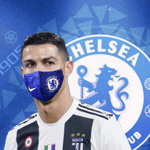 Football mask ice silk sunscreen thin breathable washable printing French team Argentina Liverpool fan mask