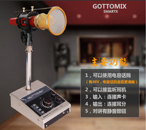 Gottomix SmartX single channel speech recording studio intercom system intercom equipment