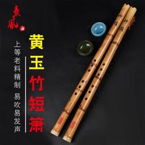 Professional Huang Yuzhu short Xiao high-end performance students beginner Dongxiao ancient Xiao playing musical instruments eight holes GF tune portable