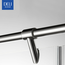 Deli shower room overall custom stainless steel dry and wet separation diamond type tempered glass door toilet partition D9