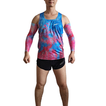 100m flying man Su Bingtian Diamond League with the same sweat-absorbing quick-drying split track and field suit Sprint track and field suit