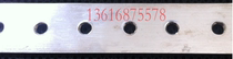 Bus bronze copper strip 3 thick*30 wide*1000mm long hole 8MM hole distance is 25MM Surface plated with white nickel plating