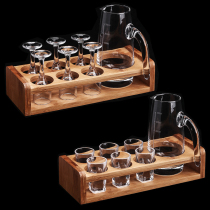 Baijiu small wine glass wine dispenser set Wine dispenser Hotel household 2 two small wine glasses one cup Chinese small