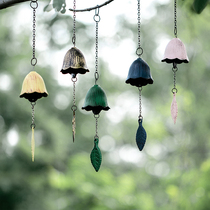  Southern Japan cast iron wind chimes hanging leaves Retro Japanese wind chimes Birthday gift creative doorbell