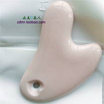 Japanese original cogit Gifu manual small face natural ceramic scraper plate facial beauty Universal
