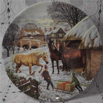 British Wedgwood Wedgwood Christmas Companion Series Gifts Limited Edition Collection Decorative Plate