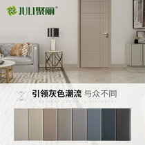 Juli gray solid wood skirting wood floor skirting line footing line solid wood paint