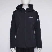 Hongxing Erke womens woven windbreaker coat coat 2021 spring new outdoor leisure sports windproof hooded assault jacket