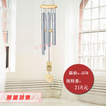 British Amwell Solid Wood Aluminum Aluminum Tube Hollow Tube Wind Bell Feng Shui Six Pipe Wind Bells Hang Up Birthday Presents