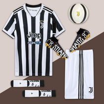 2021 new season Juventus home football jersey customization No 7 Cristiano Ronaldo childrens football suit suit customization