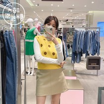 Korean Bubblegum SJYP Korea 2021 Autumn Fashion Knit PW2B7TTO529W(QL)