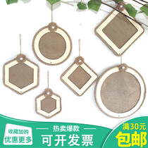 Kindergarten Air pendant DIY ring creation decorative hemp rope hemp rope ring ornaments Mori round square wall decoration