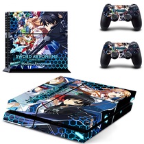 Black corner Sony PS4 old version old style body sticker PS4 no-mark color sticker cartoon pattern anti-scraping and waterproof sticker dust-proof and anti-dust cartoon P4 static sticker frosted old version GYTM63