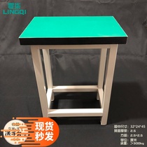 Anti-static factory workshop production line work square stool pharmaceutical factory custom iron frame bench chair square stool