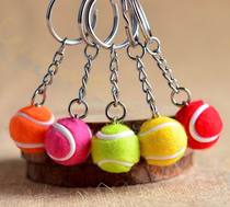 Tennis bag pendant Plastic mini tennis keychain Trinkets Sports advertising Fan souvenirs School gifts
