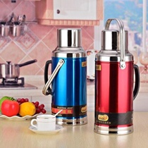 Special price stainless steel shell hot water bottle warm water bottle warm bottle warm bottle glass inner