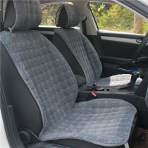 Car Cool Cushion Pure Cotton Cloth Art Women Half Bag All Season Universal Seat Cover Full Package Seat Cushion Single Positive Vice Driver Mat