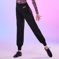 Dance practice pants womens Latin dance clothes trousers dance yoga body loose closing middle high waist wide leg bloomers