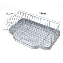 Fried Oil Bar accessories Stainless Steel Oil Bar Basket Sheng Pan Thickened Square Pan Fried Blue Accessories Single Sell Need Plus Postage