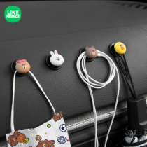 Car interior car paste small hook cartoon seat back front row car car Hook co-driver decoration supplies