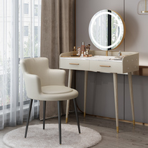 Small minimalist dresser Nordic light luxury ins wind bedroom modern simple white solid wood designer makeup table
