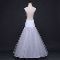 A-shaped corset bustle wedding dress accessories petticoat bride fishtail lace 2-layer steel ring