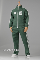 1 6 male soldier body retro national tide sportswear sports pants suit suit 12 inch model clothes accessories