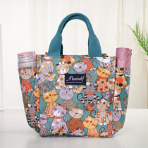 Mommy bag go out to work with lunch bag fashion handbag canvas hand bag canvas hand packing lunch box carrying rice bag