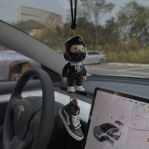 BOB Car Hang Farmer Boyfriend Car Pendant Safe Hanging Accessories Upscale On-board Rearview Mirror Decoration Creative Gift