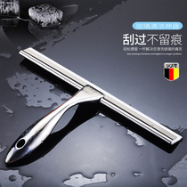 YOULET glass wiper stainless steel toilet cleaning silicone household scraper floor special glass wiper