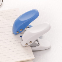 Cute candy color hand book round hole punching machine student diy binder Word Book mini manual punch