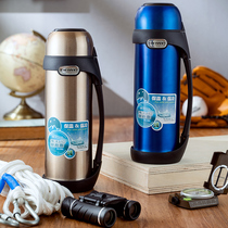 Insulation pot portable large capacity kettle outdoor car travel pot large thermos cup stainless steel insulation kettle