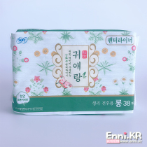 Korea LG Guiai Niang herbal formula sanitary aunt pad 175mm extended 38 pieces large package 