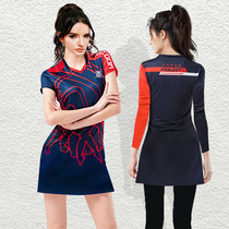 Badminton suit set autumn and winter womens sports children mens clothing short sleeve custom net play table tennis large size dress