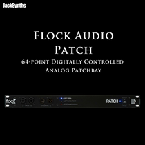  JackAudio]Flock Audio Patch 64-point CNC Analog Jumper Disk System
