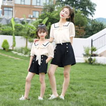 Not the same pro-loading summer clothes foreign pistachio female dress fashion suit Korean version trendy girl short sleeve pants dress two-piece set