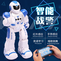 Newell robot childrens smart toy Robocop induction remote control electric dance puzzle boy gift