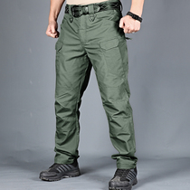 Spring and Autumn tactical quick-drying pants Male special forces outdoor training pants tooling male 9 army fans casual loose long pants