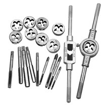High speed steel tap teeth Hand tap wrench tooth twist hand frame Metric set 12 20 31 pieces