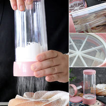 Baking tool household hand-held rotary flour sieve sugar powder sieve cup-type sifter stainless steel ultra-fine mesh surface